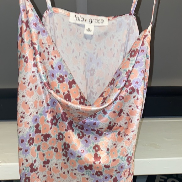 Cowl Mini Dress-Adorable Print! - Picture 4 of 5